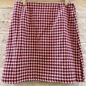 Lili Sidonio Houndstooth Mini Skirt Sz XS